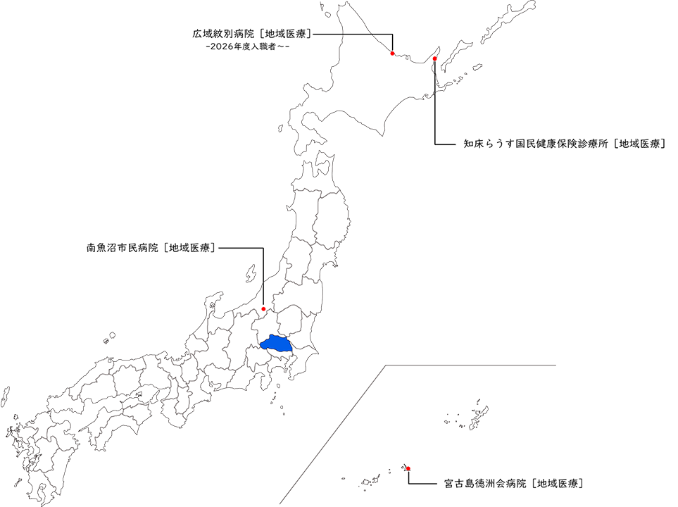 研修プログラム 協力施設病院